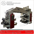 Maquinaria de impresión tipográfica de película de LDPE flexográfica de 4 colores